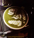 創(chuàng)意玫瑰抹茶拿鐵咖啡拉花系列